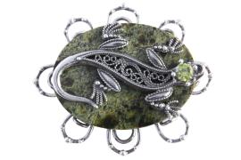 Брошь 10045 "Царевна-Ящерка"