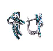 Серьги 30013 "Бантик"