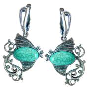 Серьги 30071 "Рыбка"