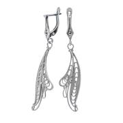 Серьги 30082 "Крыло"