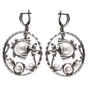 Серьги 30176 "Жемчужная рыба"