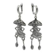 Серьги 30437 "Мухоморчики"