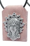 Подвеска на кожанной основе 40418 "Девица-Краса"