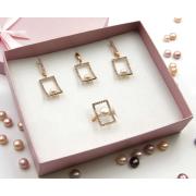 Ювелирный набор 820020 "Грета" Gold