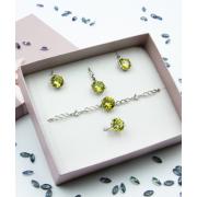 Ювелирный набор 830003 "Вдохновение" silver