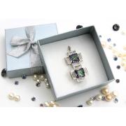 Ювелирный набор 830105 "Крест" Rhodium