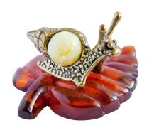 Янтарь фигурка 1-005 «Улитка»