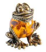 Янтарь фигурка 1-007 «Лягушка»