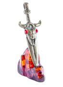 Янтарь фигурка 2-006 «Меч в камне»