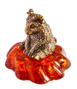 Янтарь фигурка 2-031 «Баран сидящий»