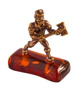 Янтарь фигурка 2-049 «Дровосек»