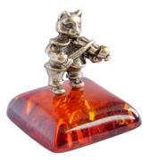 Янтарь фигурка 2-060 «Скрипач»