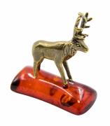 Янтарь фигурка 2-066 "Олень"