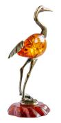 Янтарь фигурка 2-069 «Цапля»