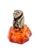 Янтарь сувенир 2-084 "Кот-джентельмен"