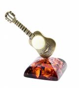 Янтарь фигурка 2-093 "Гитара"