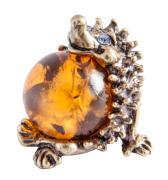 Янтарь фигурка 2-118 «Сытый ёжик»