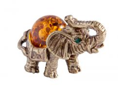 Янтарь фигурка 2-120 «Африканский слон»