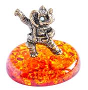 Янтарь фигурка 2-121 «Танцующий слон №1»