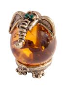 Янтарь фигурка 2-123 «Сытый слон»