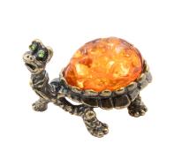 Янтарь фигурка 2-125 «Черепаха большая»