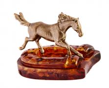 Янтарь фигурка 2-147 «Конь на подкове»