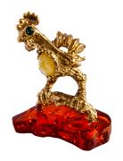 Янтарь фигурка 2-149 «Петух на ветке»