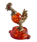 Янтарь фигурка 2-155 «Петух 2-х составной»