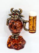 Фигурка "Бык с кружкой"