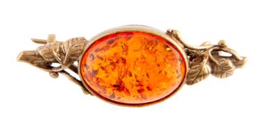 Янтарь брошь L3066 "Вита"