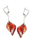 Янтарь серьги E0075