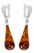 Янтарь серьги E0096
