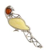 Янтарь брошь L3105