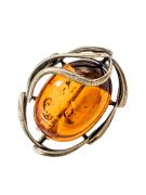 Янтарь брошь L3111 "Овал"