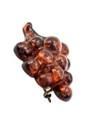 Янтарь брошь L3117 "Виноград"