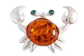 Янтарь подвеска P4007 «Краб»